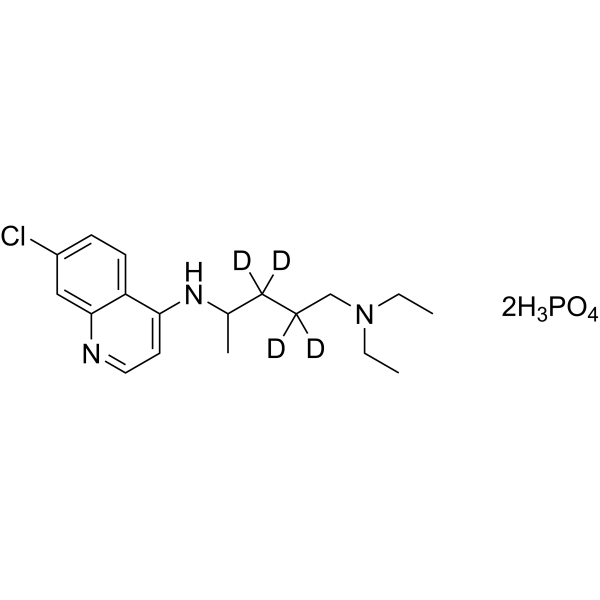 Chloroquine-d4 phosphate (Chloroquine-d4 phosphate)